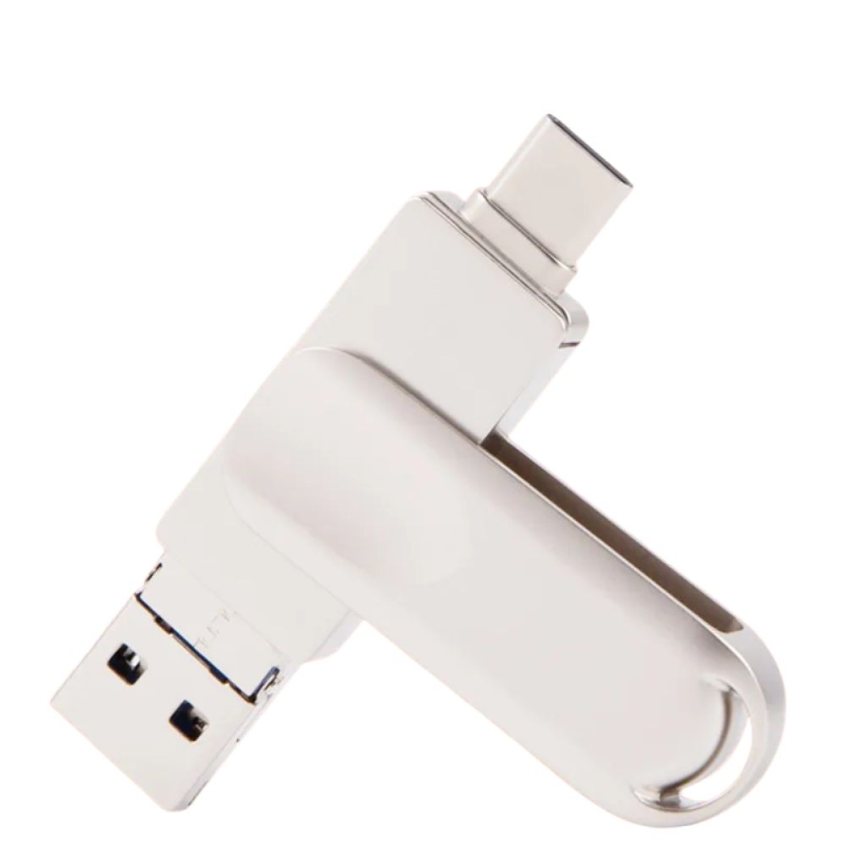 USB 3.0 Stick 64GB με Lightning – Για iPhone / iPad – Ασημί Χρώμα