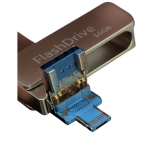 USB Flash Drive 3-in-1 – USB-A / microUSB / USB-C – 16GB