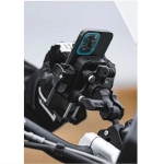 Βάση Κινητού Μοτοσυκλέτας για Τιμόνι Motowolf MH1 - Μαύρη