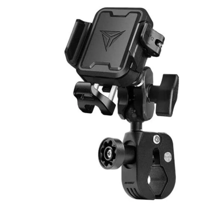 Βάση Κινητού Μοτοσυκλέτας για Τιμόνι Motowolf MH1 - Μαύρη