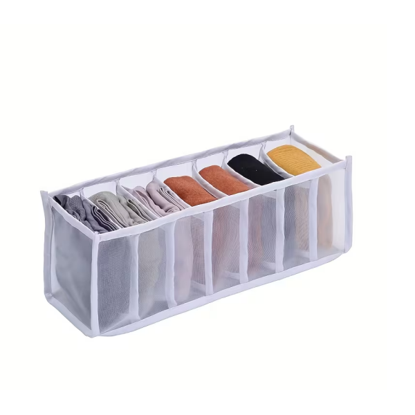 Υφασμάτινη Θήκη Αποθήκευσης 7 Θέσεων 32×11.5×12cm SDS-28509