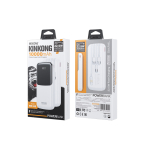 Power Bank 10000mAh PD 22,5W WK WP-65 2 Θέσεων, με καλώδιο USB-C/Lightning/Micro/USB Λευκό - Image 2