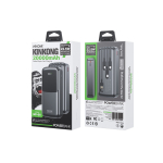 Power Bank 20000mAh PD 22,5W WK WP-66 2 Θέσεων, με καλώδιο USB-C/Lightning/Micro/USB Μαύρο - Image 2