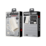 Power Bank 10000mAh PD 22,5W WK WP-113 2 Θέσεων, με καλώδιο USB-C/Lightning Μπέζ - Image 2