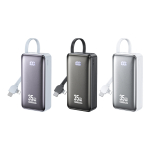 Power Bank 10000mAh PD 35W WK WP-61 2 Θέσεων, με καλώδιο USB-C/Lightning Λευκό - Image 2