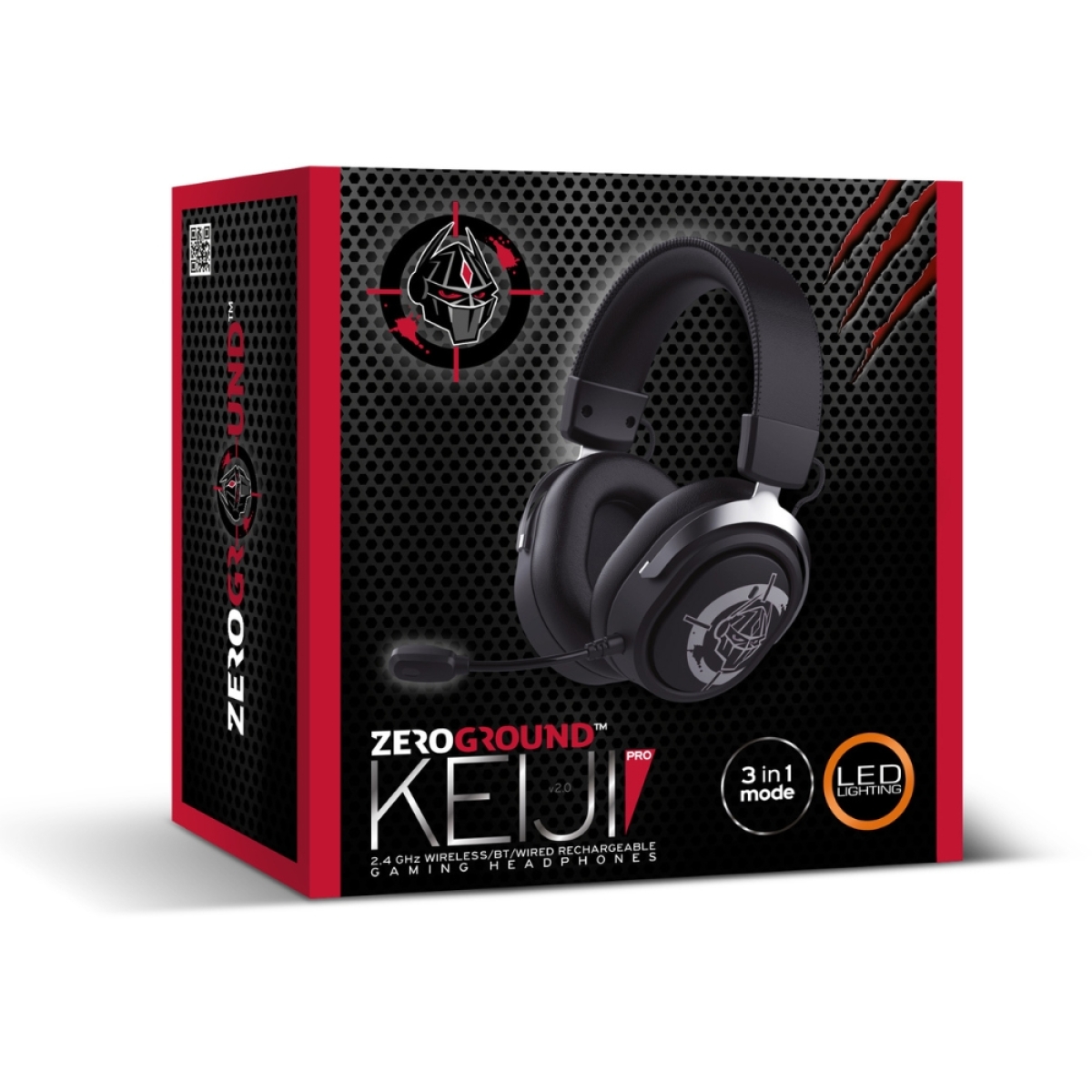 Ακουστικά Κεφαλής Gaming RGB USB 7.1 Zeroground HD-3900WG KEIJI PRO v2.0 - Image 3
