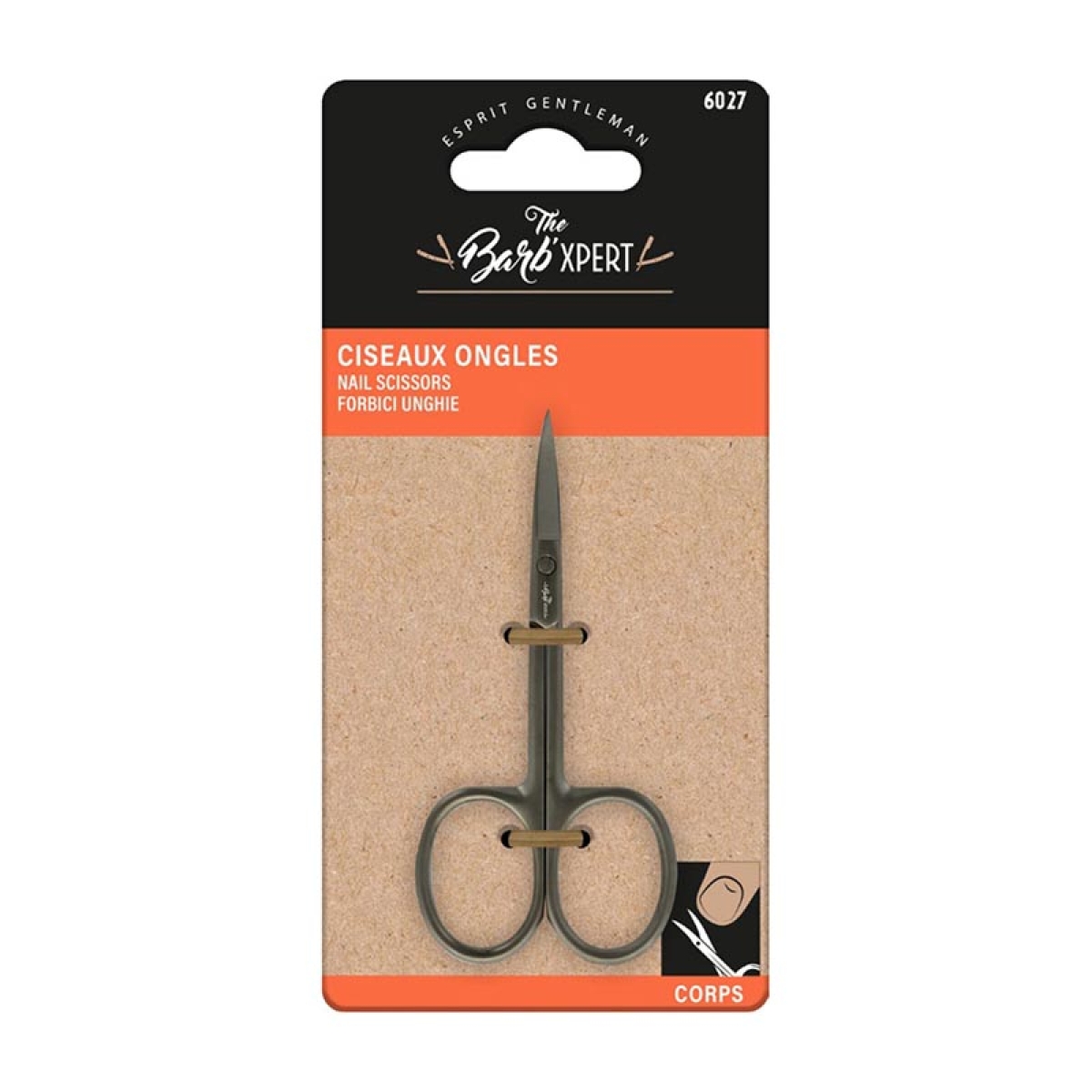 Barb'Xpert Accessories 6027 Ψαλιδάκι Νυχιών Μεταλλικό - Image 2
