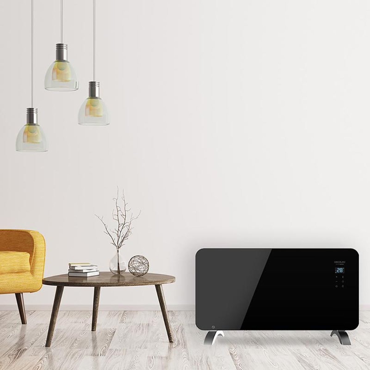 Cecotec ReadyWarm 6720 Crystal Connection 05351 Θερμοπομπός Δωματίου Μαύρος - Image 3
