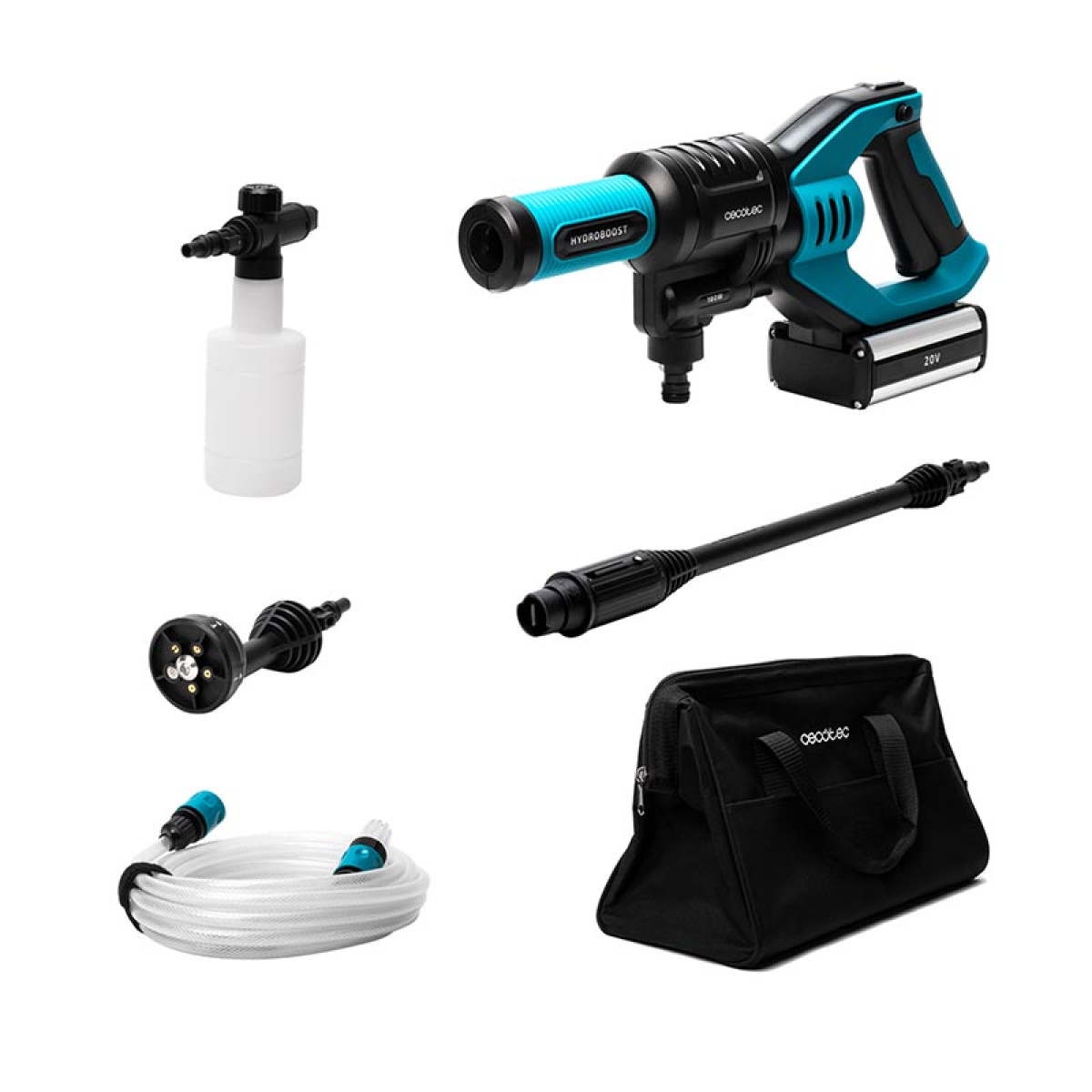 Cecotec HydroBoost 10000 Liberty 05406 Φορητό Πλυστικό Υψηλής Πίεσης Μαύρο - Image 2