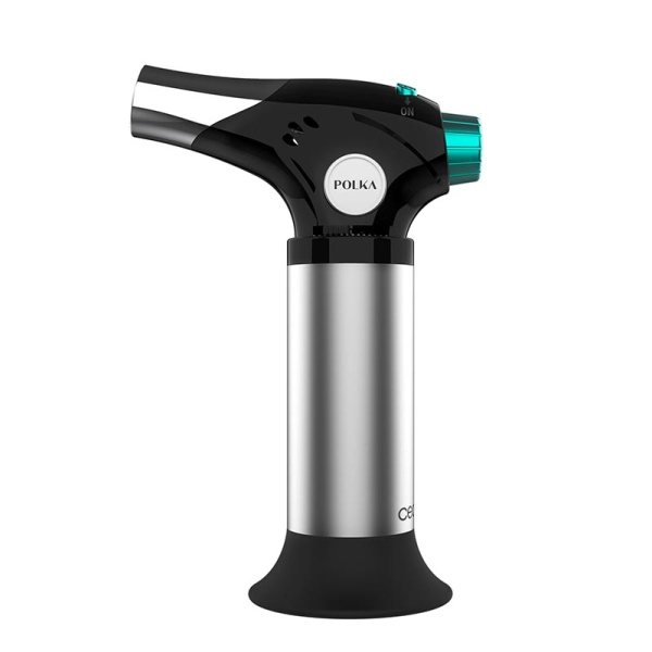 Cecotec Polka Flame-Cook 1000 Steel 03184 Φλόγιστρο Κουζίνας Ασημί