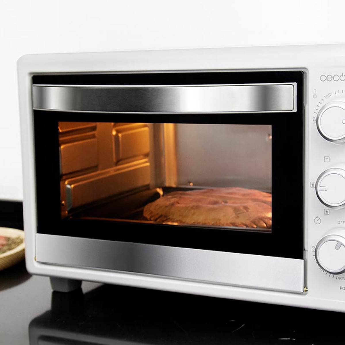 Cecotec Bake and Toast 2600 White 4Pizza 03813 Ηλεκτρικό Φουρνάκι Λευκό - Image 4