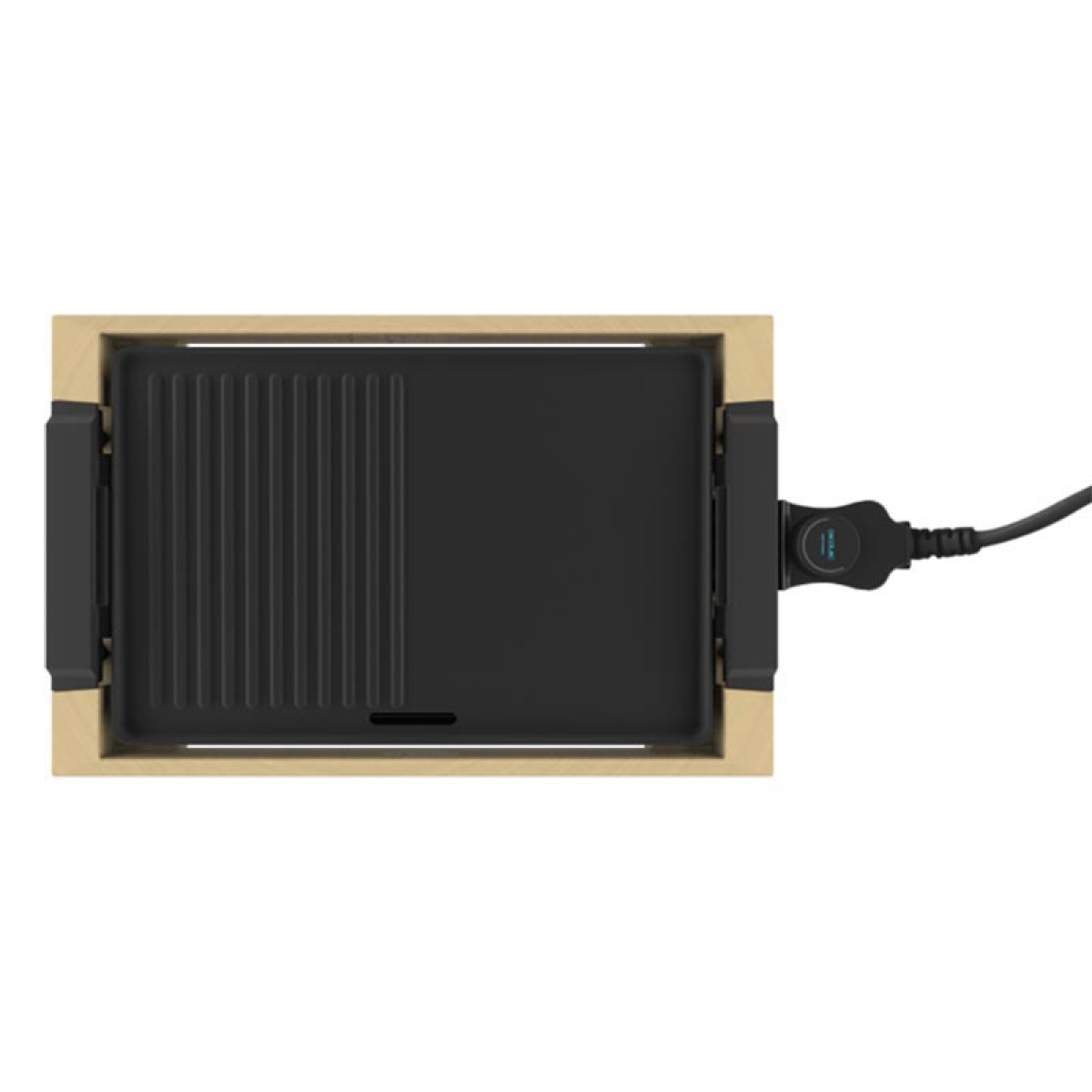 Cecotec Tasty and Grill 2000 Bamboo 03058 Ηλεκτρική Ψηστιέρα - Γκριλιέρα Καφέ - Image 3