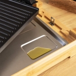 Cecotec Tasty and Grill 2000 Bamboo 03058 Ηλεκτρική Ψηστιέρα - Γκριλιέρα Καφέ - Image 6
