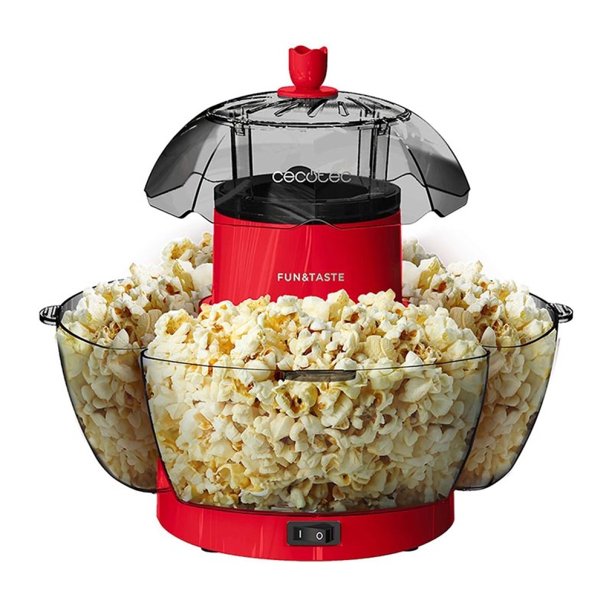 Cecotec Fun and Taste P'Corn Lotus 04861 Μηχανή Ποπ Κορν Κόκκινη - Image 2