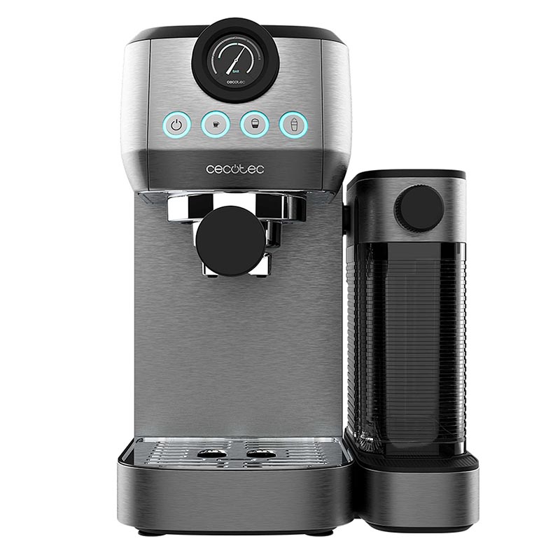 Cecotec Power Espresso Steel Prolatte 01985 Μηχανή Espresso 20 Bar Γκρι