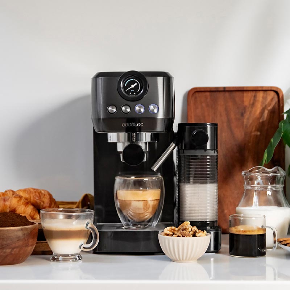 Cecotec Power Espresso Steel ProLatte 01985 Μηχανή Espresso 20 Bar Γκρι - Image 4