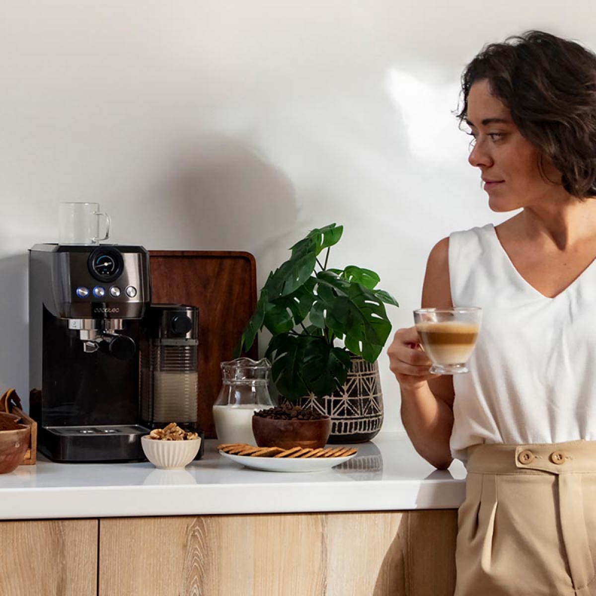 Cecotec Power Espresso Steel ProLatte 01985 Μηχανή Espresso 20 Bar Γκρι - Image 6