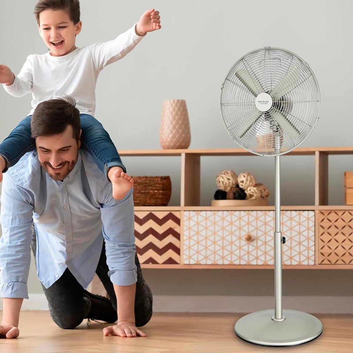 Cecotec EnergySilence 610 SteelStyle 08234 Ανεμιστήρας Δαπέδου Λευκός - Image 5