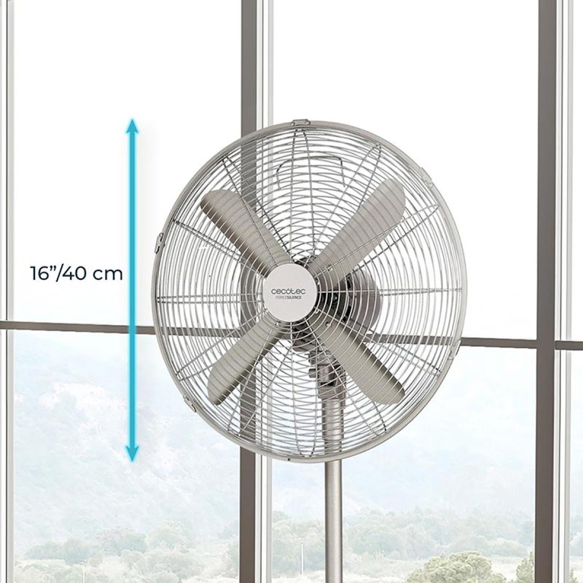 Cecotec EnergySilence 610 SteelStyle 08234 Ανεμιστήρας Δαπέδου Λευκός - Image 6