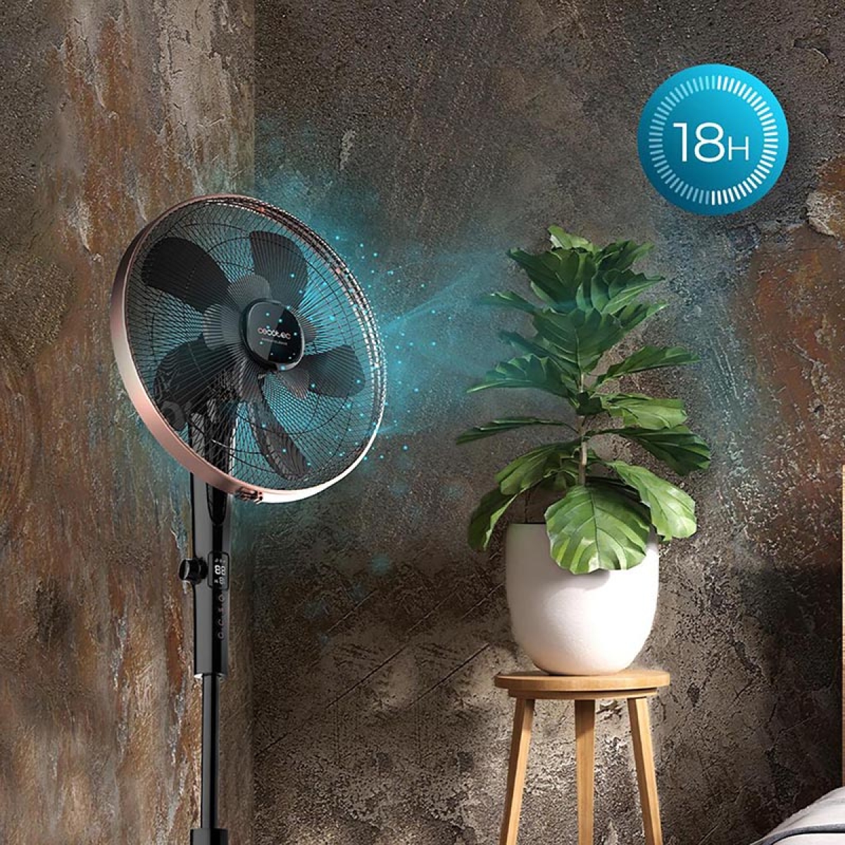 Cecotec EnergySilence 1040 SmartExtreme 05916 Ανεμιστήρας Δαπέδου Μαύρος - Image 4