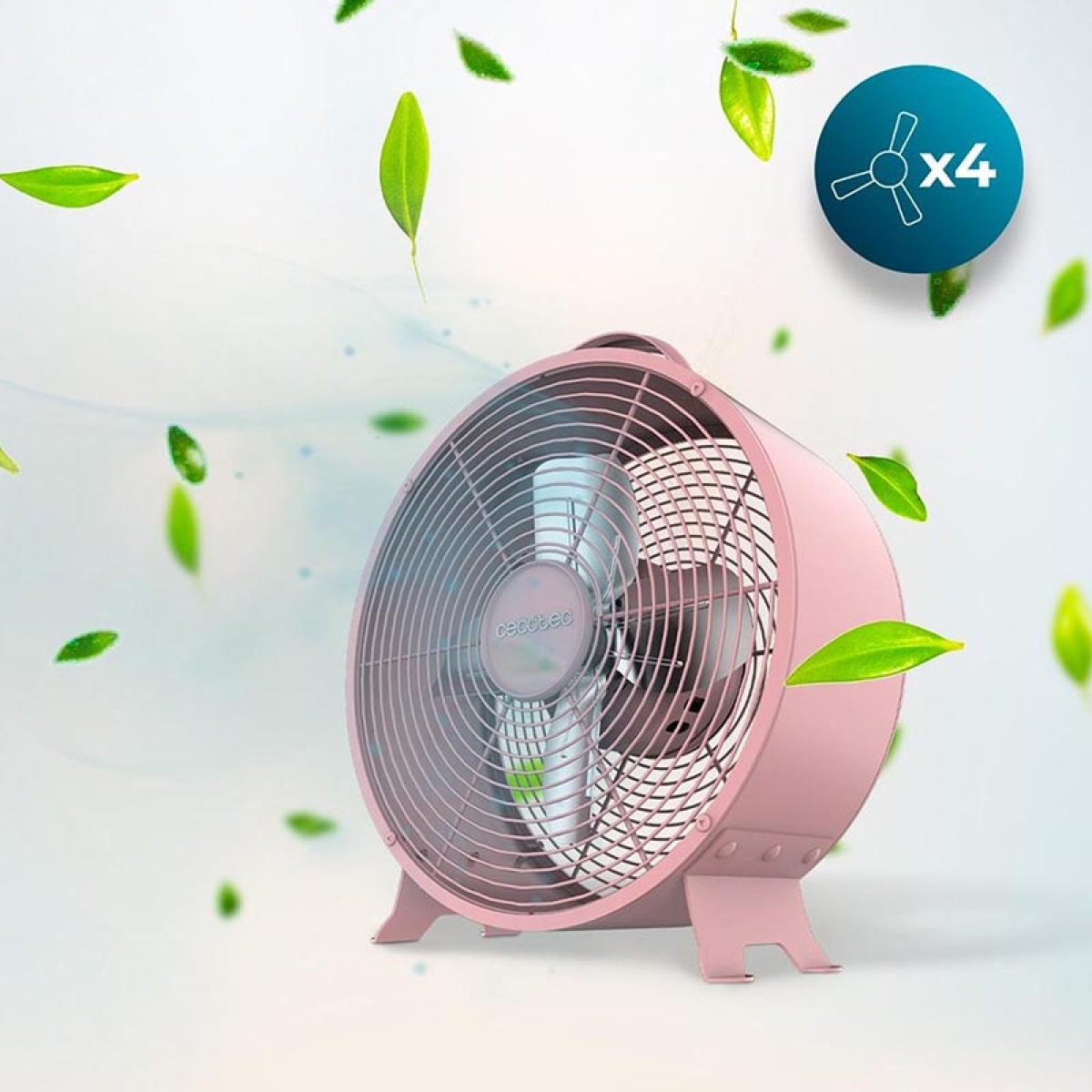 Cecotec EnergySilence 400 Retro Desk Pink 08210 Επιτραπέζιος Ανεμιστήρας Ροζ - Image 4