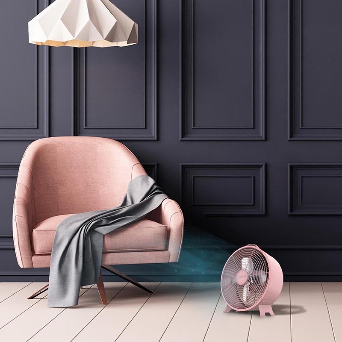 Cecotec EnergySilence 400 Retro Desk Pink 08210 Επιτραπέζιος Ανεμιστήρας Ροζ - Image 6