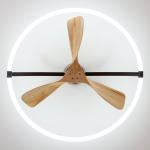Cecotec EnergySilence Aero 5200 Light Design 08539 Ανεμιστήρας Οροφής με Φωτισμό Καφέ - Image 4
