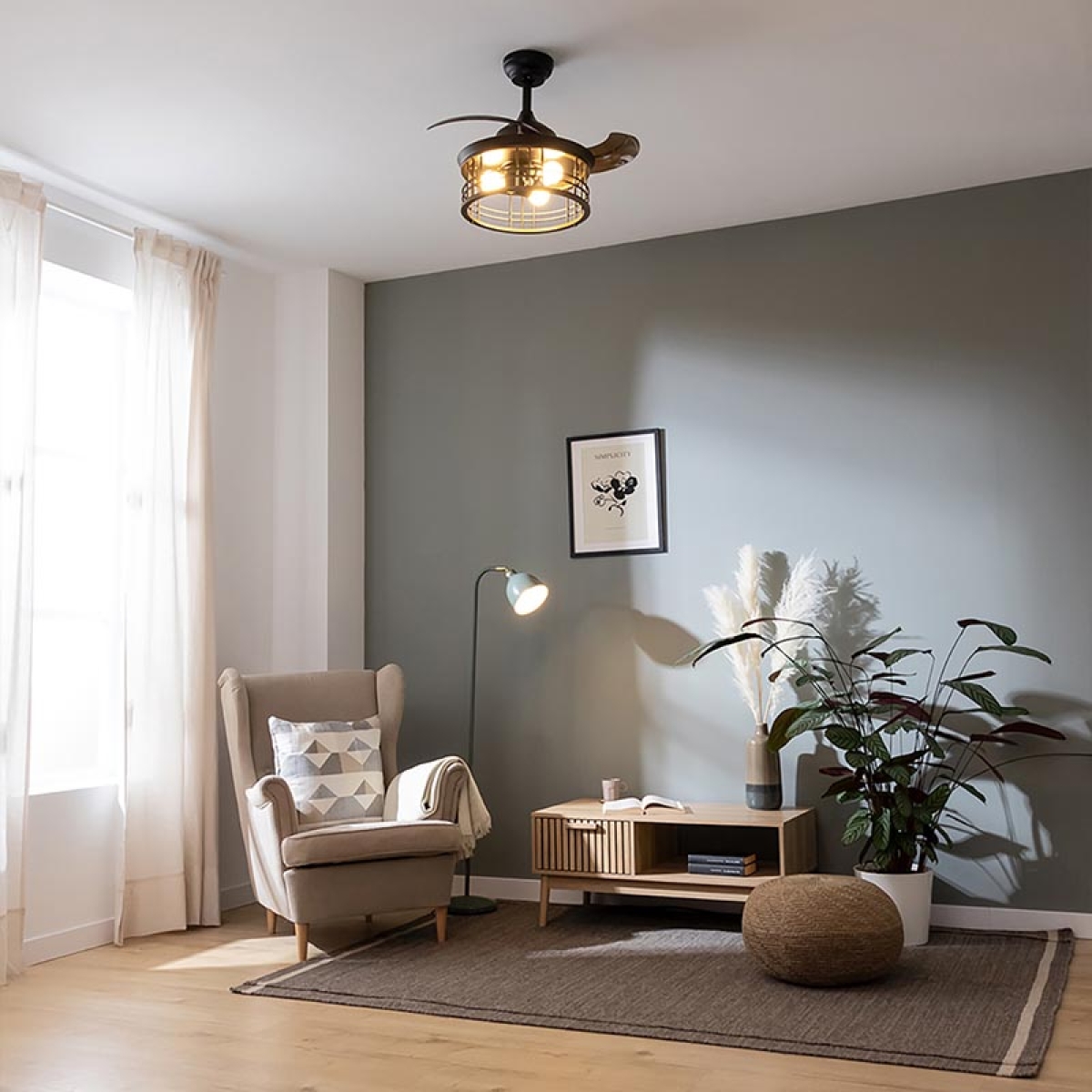 Cecotec EnergySilence Aero 3600 Invisible Metallic Style 08626 Ανεμιστήρας Οροφής Καφέ - Image 4
