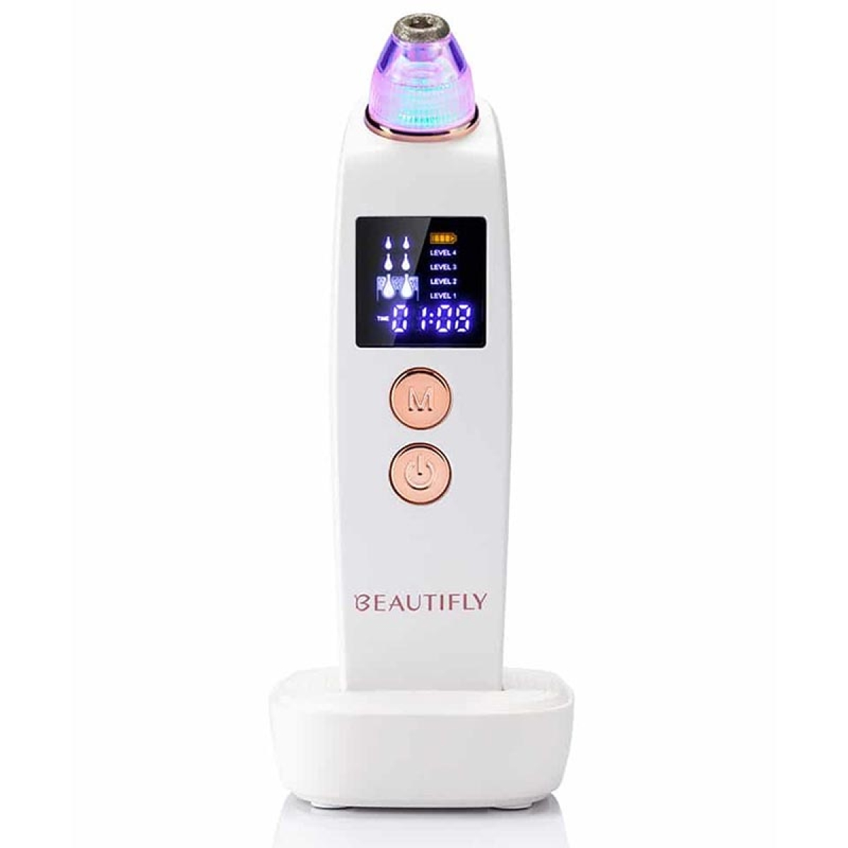 Beautifly B-Derma Pro Συσκευή Δερμοαπόξεσης & Βαθύ Καθαρισμού Προσώπου Λευκή - Image 2