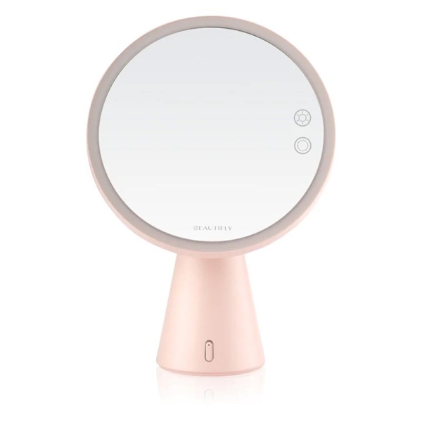 Beautifly Smart Moon Καθρέφτης Μακιγιάζ με Bluetooth Speaker Ροζ