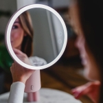 Beautifly Smart Moon Καθρέφτης Μακιγιάζ με Bluetooth Speaker Ροζ - Image 5