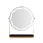 Beautifly Round LED Vanity Καθρέφτης Μακιγιάζ με Φωτισμό LED Χρυσός - Image 3