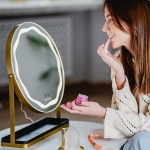 Beautifly Round LED Vanity Καθρέφτης Μακιγιάζ με Φωτισμό LED Χρυσός - Image 6