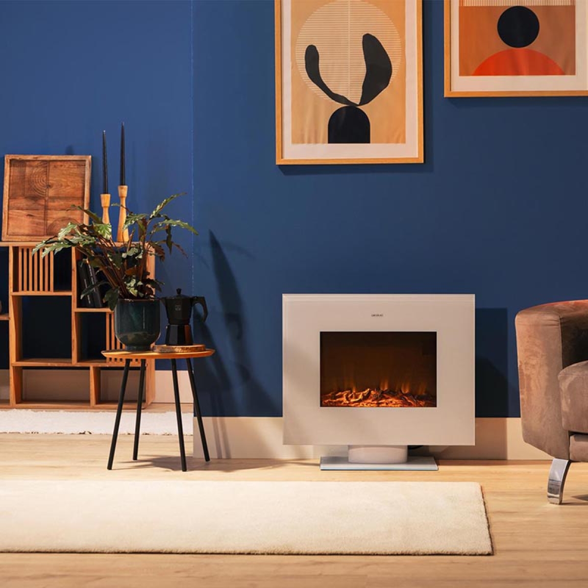 Cecotec ReadyWarm 2700 Design Flames 05832 Ηλεκτρικό Τζάκι Λευκό - Image 2