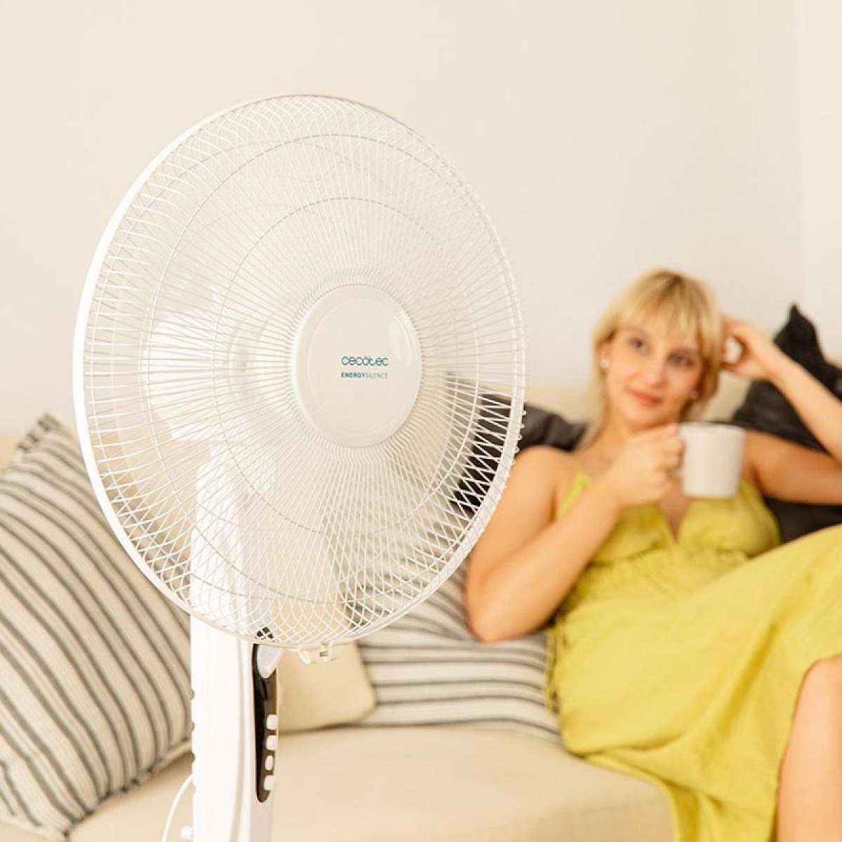 Cecotec EnergySilence 515 MaxFlow White 08297 Ανεμιστήρας Δαπέδου Λευκός - Image 5