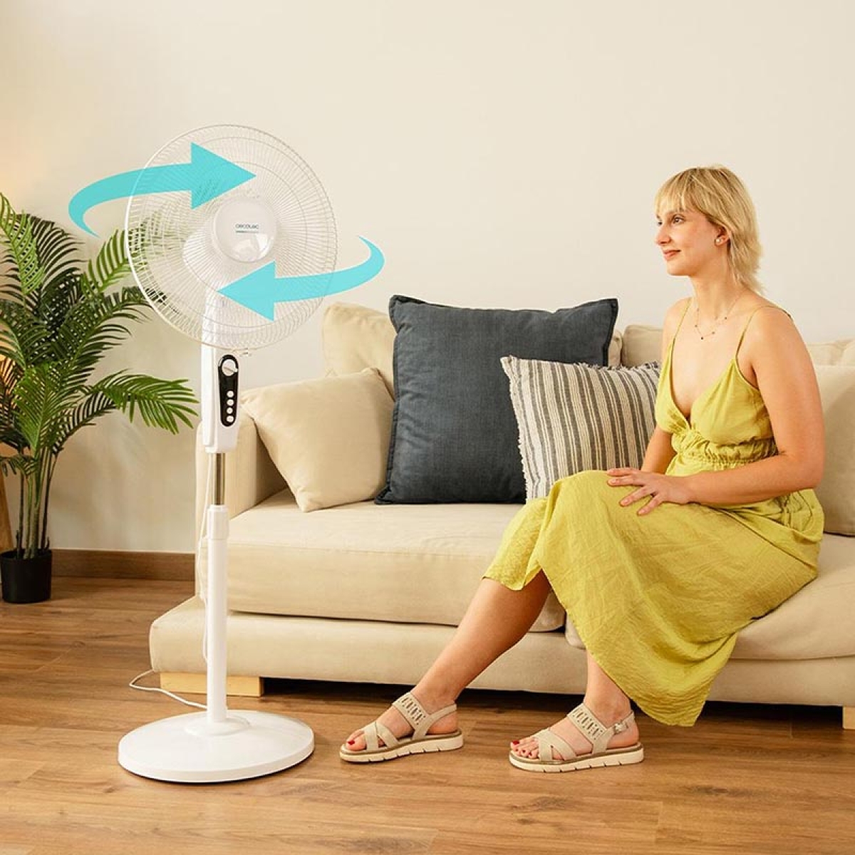 Cecotec EnergySilence 515 MaxFlow White 08297 Ανεμιστήρας Δαπέδου Λευκός - Image 6