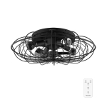 Cecotec EnergySilence Lampaero 650 Iron Design 08639 Ανεμιστήρας Οροφής με Φωτισμό Μαύρος