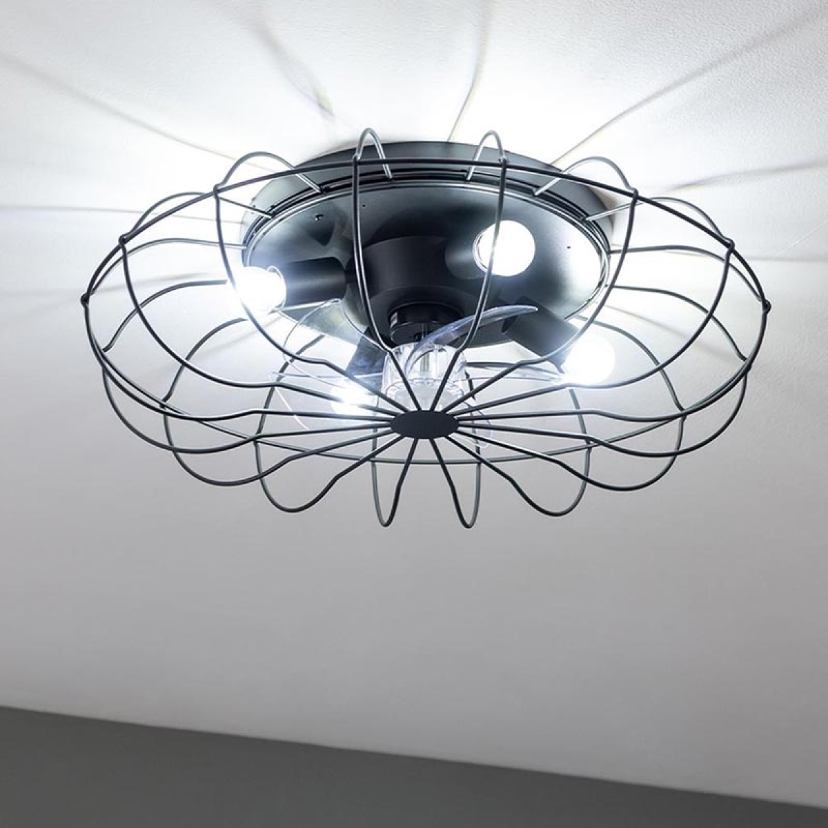 Cecotec EnergySilence Lampaero 650 Iron Design 08639 Ανεμιστήρας Οροφής με Φωτισμό Μαύρος - Image 4