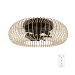 Cecotec EnergySilence Lampaero 600 Natural WhiteWood 08643 Ανεμιστήρας Οροφής με Φωτισμό Μπεζ