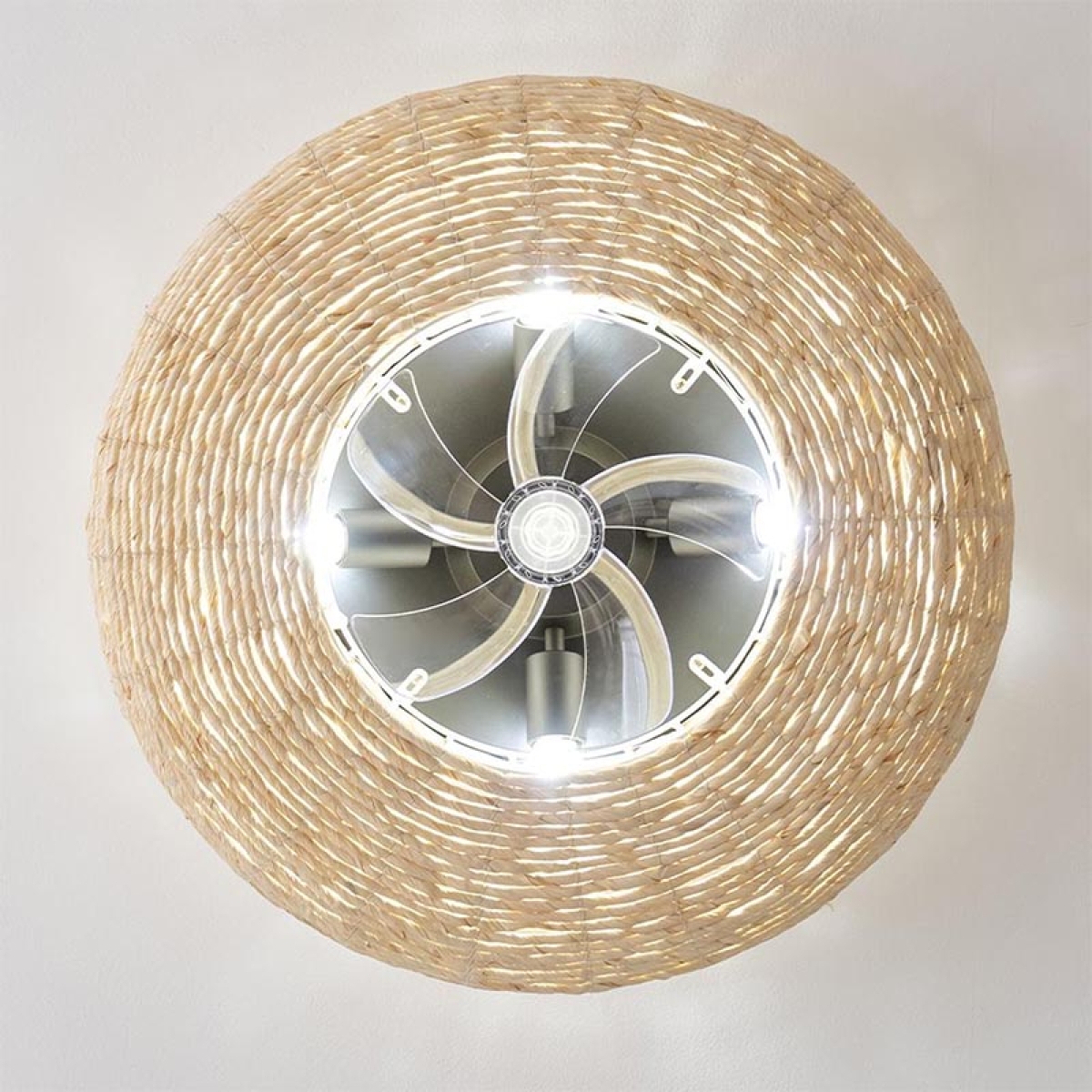 Cecotec EnergySilence Lampaero 600 Natural Wicker 08642 Ανεμιστήρας Οροφής με Φωτισμό/Μπεζ - Image 3