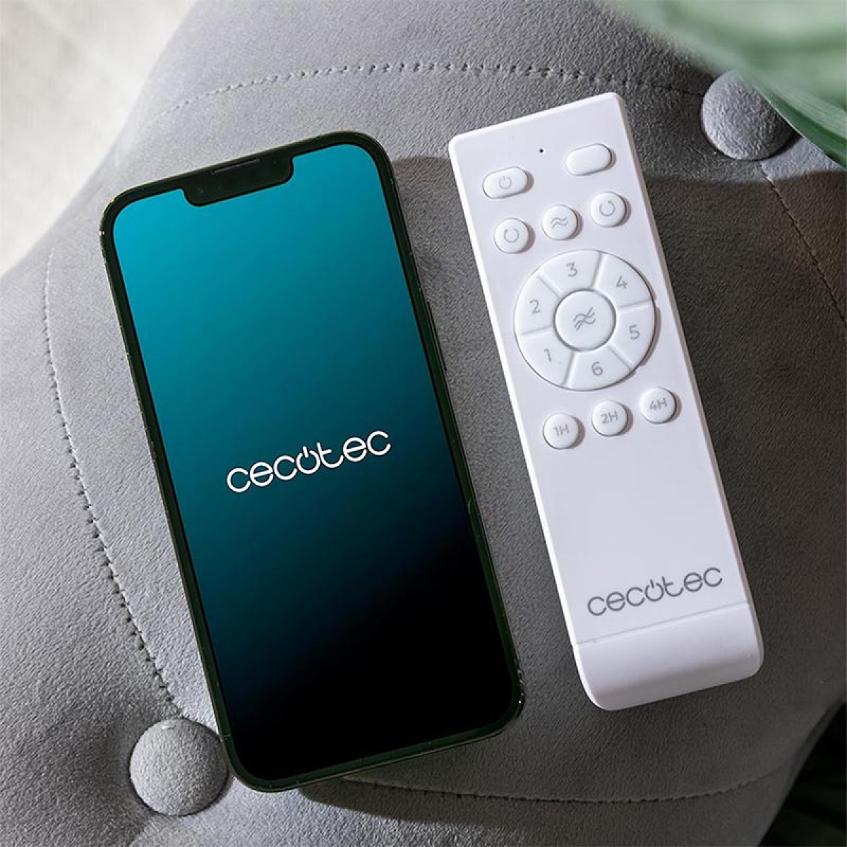 Cecotec EnergySilence Aero 5500 Aqua GoldLightWood Connected 08521 Ανεμιστήρας Οροφής με Φωτισμό Χρυσό/Καφέ - Image 6