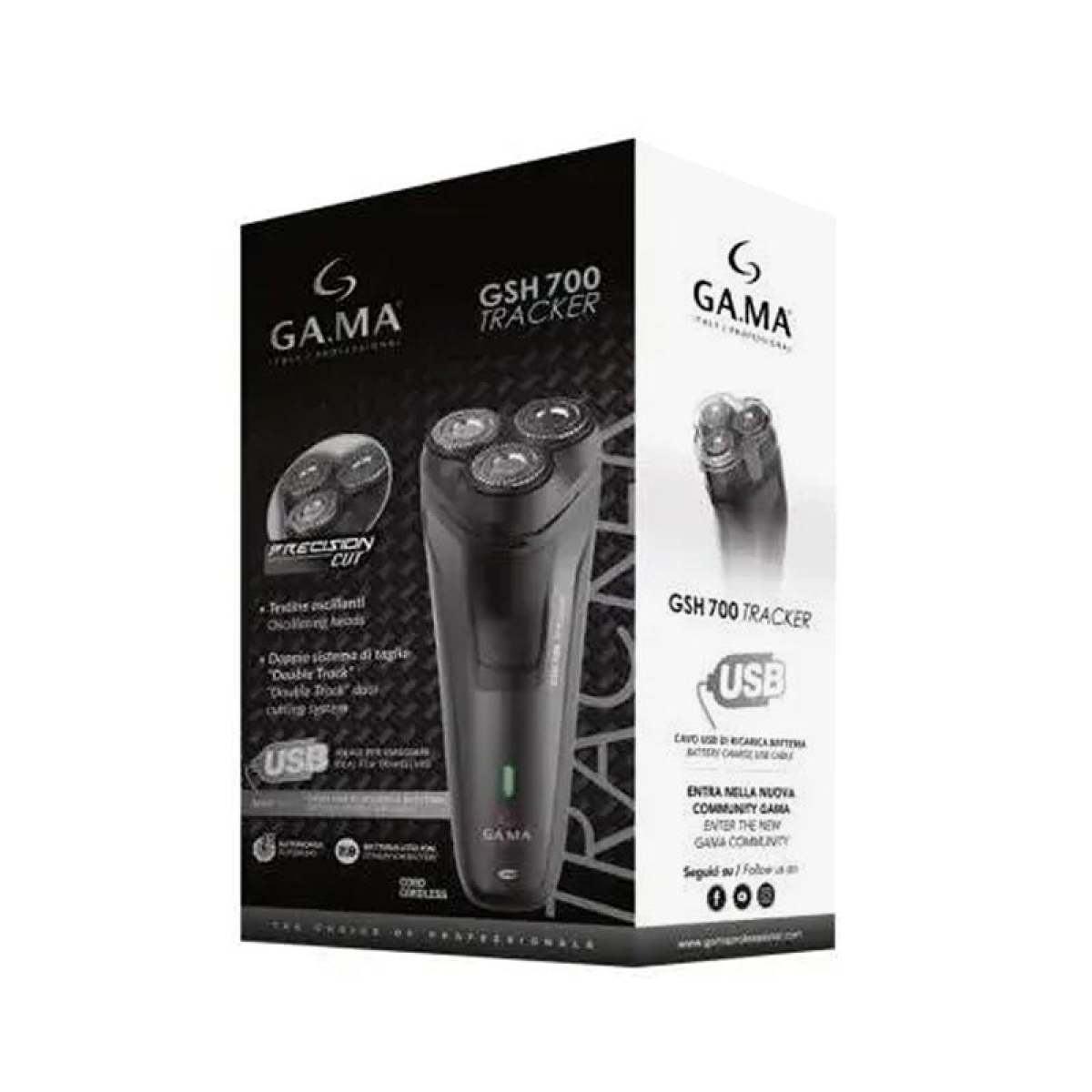 GAMA GSH700 Tracker SH Ξυριστική Μηχανή Μαύρη - Image 2