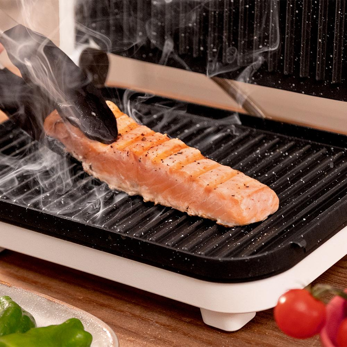 CECOTEC - ROCK’NGRILL 1300 WOOD W 03496 - Λευκό - Image 3