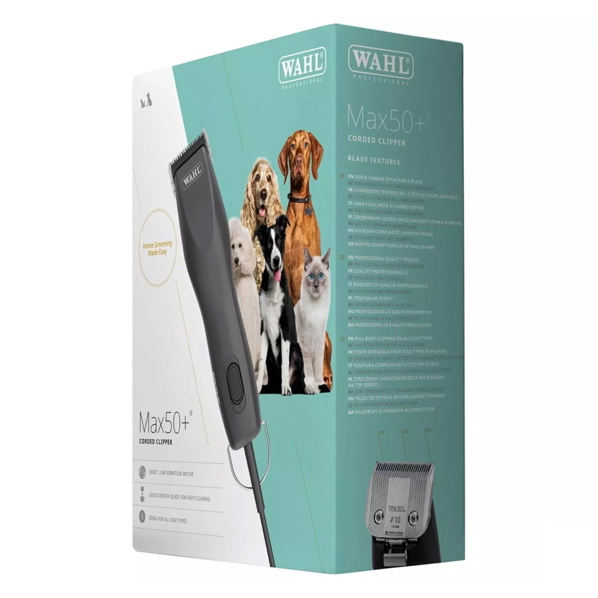 Wahl Pet Max50+ 1251-0472 Επαγγελματική Κουρευτική Μηχανή Κατοικιδίων Μαύρη - Image 2