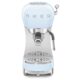 Smeg Μηχανή Espresso 1350W Πίεσης 15bar Manual Retro Γαλάζια ECF02PBEU
