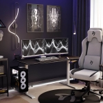 Arozzi Arena ARENA-MEDIUM-WT Gaming Desk Medium Λευκό - Image 4