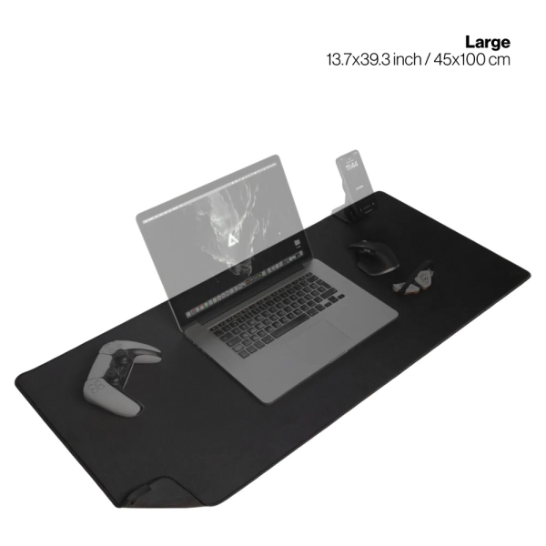 DELTAHUB Gaming Deskpad Large Μαύρο GDP-L-D