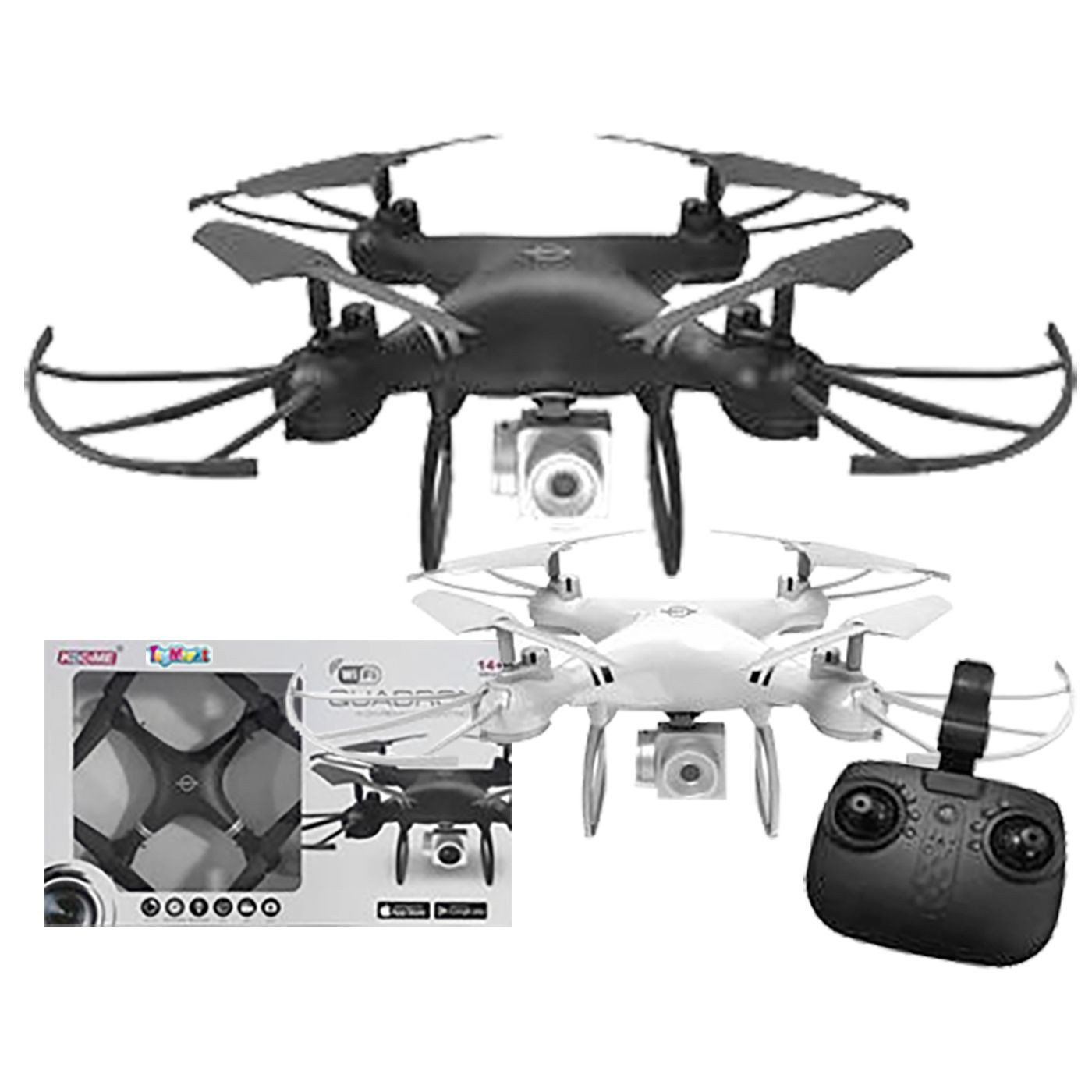Drone 27X27X11Cm Με Κάμερα 300.0 Pixels 38X24X8Cm Toymarkt 88719 - 1 Τμχ