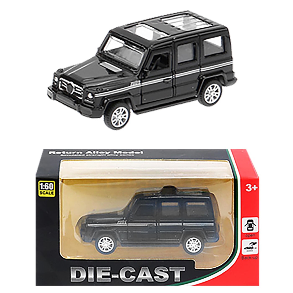 Die Cast Pull Back 1:60 off Road 12x6x5cm ToyMarkt 902317 - 1 τμχ - Image 2