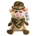 Γουρουνίτσα με Καπέλο και Γουνάκι 17cm ToyMarkt 99430 - 1 τμχ